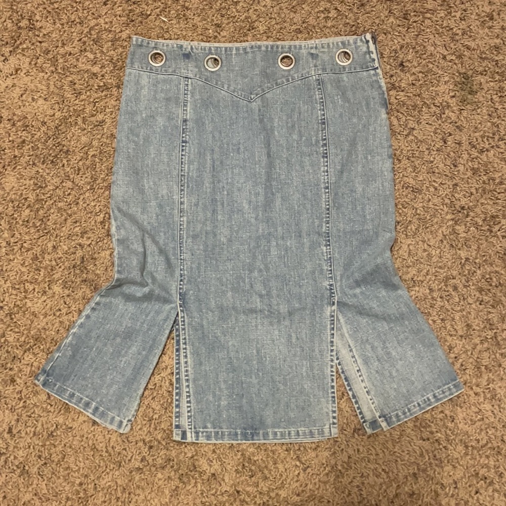 Tommy Hilfiger Jean MIDI Skirt